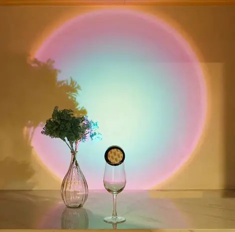 Minimalistic Retro Sunset Style Lamp